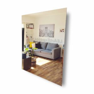 Espejos Colgar Pegar Living minimalista - 00009 Espejo Cuerpo Entero - Ancho a Elección x 170 cm de Alto - COLGAR con Soportes
