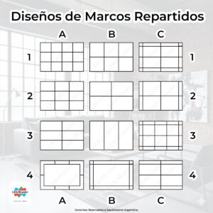 Espejo Vertical Marco Hierro Repartido - Ancho x Alto desde 60 x 150 cm. hasta 120 x 180 cm. - Linea intermedia - Fabricacion a Medida <p style="color: #737373; font-size: 13px; font-family: sans-serif; margin-bottom: 5px;">Nuevo  |  +6 vendidos</p>