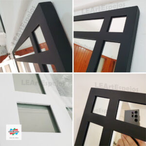 Espejo Vertical Marco Hierro Repartido - Ancho x Alto desde 60 x 150 cm. hasta 120 x 180 cm. - Linea intermedia - Fabricacion a Medida <p style="color: #737373; font-size: 13px; font-family: sans-serif; margin-bottom: 5px;">Nuevo  |  +6 vendidos</p>