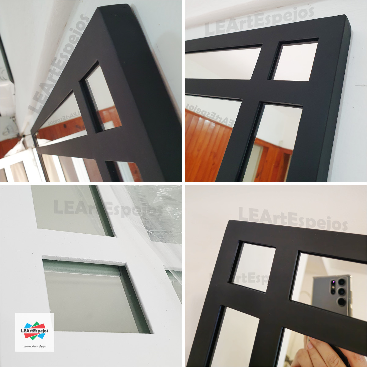 Espejo Vertical Marco Hierro Repartido - Ancho x Alto desde 60 x 150 cm. hasta 120 x 180 cm. - Linea intermedia - Fabricacion a Medida <p style="color: #737373; font-size: 13px; font-family: sans-serif; margin-bottom: 5px;">Nuevo  |  +6 vendidos</p>