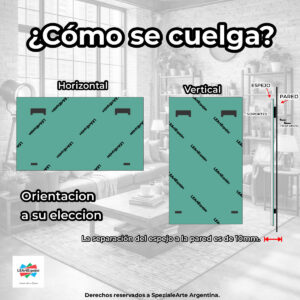 Espejo Alteza - Marco Cristal Espejado bordes pulidos - Variante de Modelo y medidas - Publicacion Especial Pedido <p style="color: #666; font-size: 13px; font-family: sans-serif; letter-spacing: 0.5px; text-transform: uppercase;">    Nuevo | +12 unidades fabricadas </p>