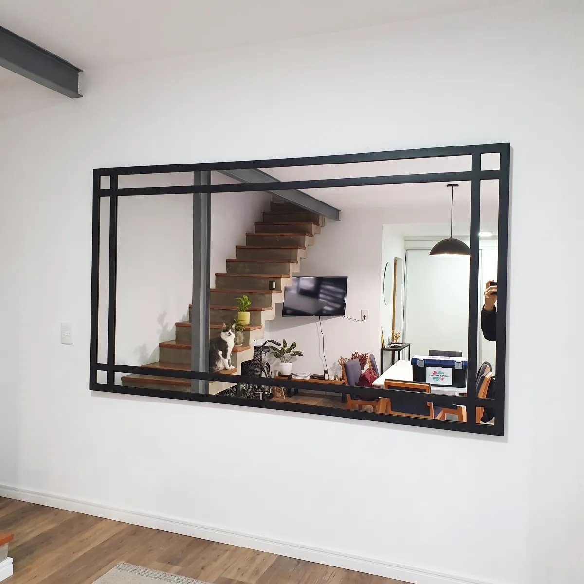 Espejo Hierro Repartido 180 x 60 cm. Colgar Horizontal – Hashtag